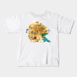 Egypt Collage Concept Kids T-Shirt